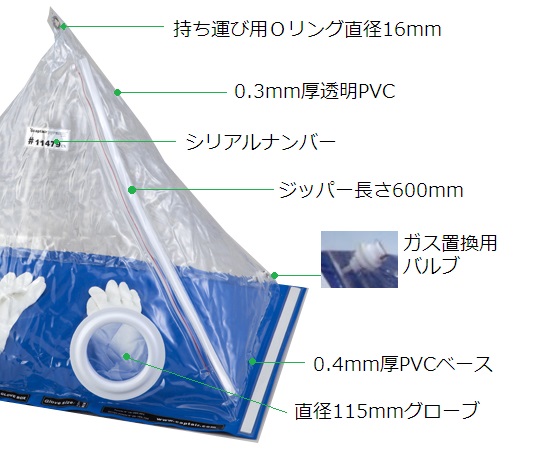 PVC Glove Bag 간이형